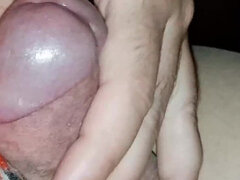 Stor kuk, Sperma shot, Handjobb, Klackar, Nylon, Solo, Stockings