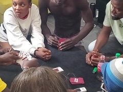 Afrikansk, Amatör, Svart, Game, Gangbang, Grupp, Orgie