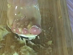 I Crush Bananas with My Beautiful Legs in High Heels