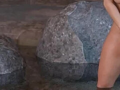 Laura Lustful Secrets: the Sumo Fighters Are Doing Naughty Things to the Cheating Wife in the Jacuzzi - Episode 56