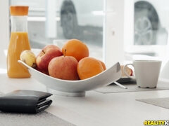 Kristof Cale fucks busty maid Kira Queen