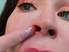 Eat My Snot, Trashcan! - Nose Fetish, Snot, Feeder