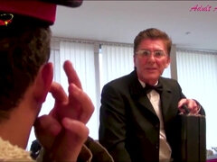 フェラチオ, グループ, ハードコア, 女子高生, 三人