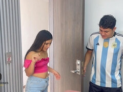 Amatør, Brunette, Latinsk, Ridning