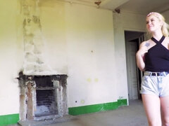 Submissive Polish babe Misha Cross banged outdoors by Max Cortes