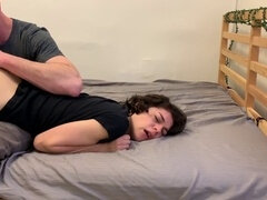 Romantic sex, spanking, pumping out