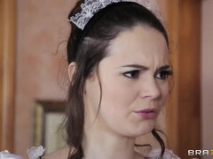 Velké kozy, Brunetka, Prsatá, Péro, Francouzské, Hardcore, Pička, Uniforma