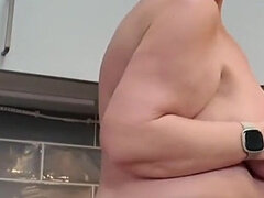 素人, ぽっちゃり, デカパイ, 下着, 熟年