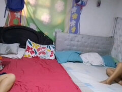 I Dance Sexy in Front of My Perverted Stepmother While She Touches Herself and Enjoys Watching Me