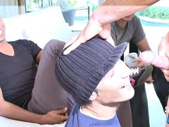 Amatør, Langt ned i halsen, Fetish, Homoseksuel, Gruppe, Fest, Tatovering, Snugkigger