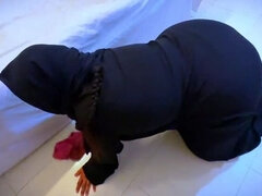 Stuck Muslim Maid Under Hotel Bed Gets Rough Anal Sex - Aria Mia Big Ass Teen