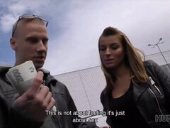 Enthousiasteling, Blond, Pijpbeurt, Stel, Hd, Geld, Gezichtspunt, Vrouw