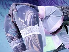 아마추어, 엉덩이, 깊은목구멍, 도기스타일, 피어싱, 타는, 문신, 장난감들