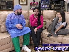 Doctor Tampa tends to the challenging patient Alix Avery