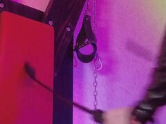 Dominatrix Eva Latex Femdom BDSM Mistress Fetish Dress High Heels Big Ass MILF Hot Rubber