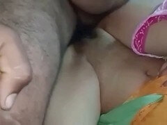 Indian babe Lalita gets naughty with her car driver in storage room while alone