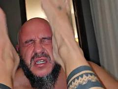 Foot job and hardcore foot fetish