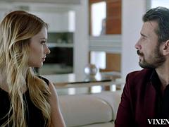 VIXENPLUS Bunny s First Threesome with Escort Autumn Falls