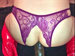 Anal, Svart, Dildoen, Mørk, Digre dildoen, Sexy undertøy, Onani, Shemale