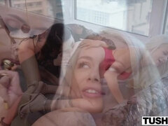 Anal, Brunette, Komme på ansigtet, Kkm, Slikning, Lingerie, Ridning, Trekant