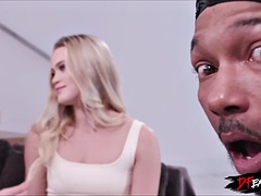 Verga grande, Mamada, Ébano, Sexo duro, Interracial, Realidad, Afeitado, Trio