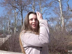 GERMAN SCOUT - CURVY NATURAL SCHOOLGIRL LUCIE TALK TO FUCK AT REAL PICKUP STREET CASTING - Big tits