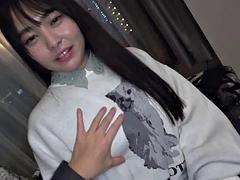 Asiatique, Beauté, Sucer une bite, Tromperie, Couple, Tir de sperme, Pov, Nénés