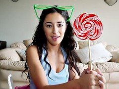 Latina Cameron Canela Gives American A Show