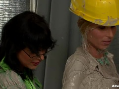 Doused in Wet Cement