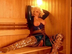 Veľký zadok, Bondáž, Nemecké, Latex, Pička