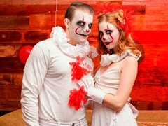 Duży tyłek, Duży kutas, Styl na pieska, Naturalne cycki, Rudowłosa, Chudy, Nastolatki, Cycki