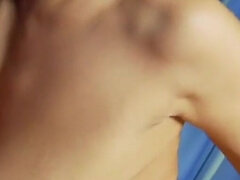 On the couch with willing pussies penetrating each other with sex toys