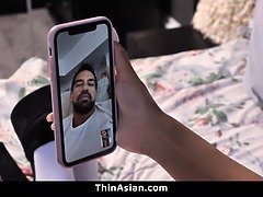 Teens Screaming as He Gets Their Tight Asian Pussy Stretched out - Jada Kai and Lulu Chu