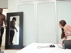 Mackenzie Mace rides sybian and takes BBC