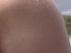 お尻, ビーチ, ブロンド, フェラチオ, 浮気する, 異人種間, アウトドア, 妻