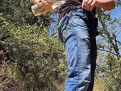 Getting my jeans completely soaked with piss on a hike