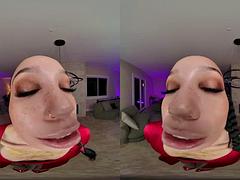 Sexy vampire: Blowjob, Hardcore  Brunette VR Porn