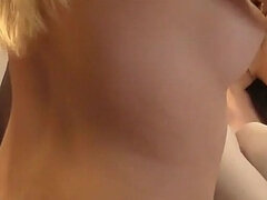 Amazingly Beautiful Super Hot and Horny College Girls Plays with a Cock and Balls for a Double Handjob Multiple Cumshots on Feet