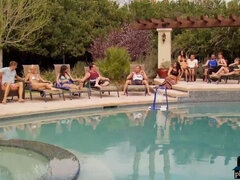 Amateur swinger couple ready to dive in with swingers