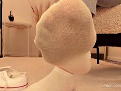 Voeten, Fetisj, Masturbatie, Alleen