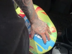 Černé, Auto, Oblečené, Dávení penisem, Na pejska, Ebenové, Hd, Těsné