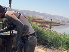 18, Amatör, Bikini, Naturliga tuttar, Utomhus, Solo, Tabu, Tonåring