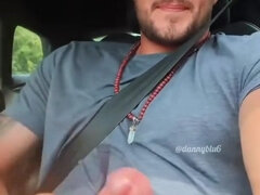 Horny Boyfriend Wanks While His Misses Drives - Danny Blu