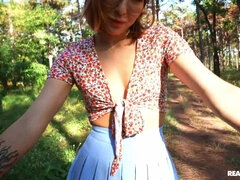 Amateur, Cul, Nana, Seins naturels, De plein air, Pov, Nénés