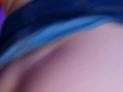 Enthousiasteling, Grote kont, Blond, Fetisj, Latijnse vrouw, Rok, Alleen