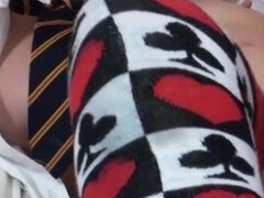 Británico, Universidad, Lesbiana, Maduro, Strapon, Uniforme