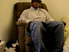 Big Black Guy James Gets Blown - James  Joe