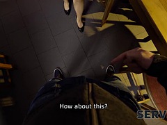 Smuk, Brunette, Utro, Tjekke, Hårdt, Lingerie, Pov, Realitet