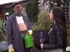 Grosse bite, Brunette brune, Allemand, Hd, Bureau, Secrétaire, Nénés