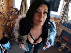 Sucer une bite, Tir de sperme, Fille latino, Cuir, Mère que j'aimerais baiser, Pov, Suçant